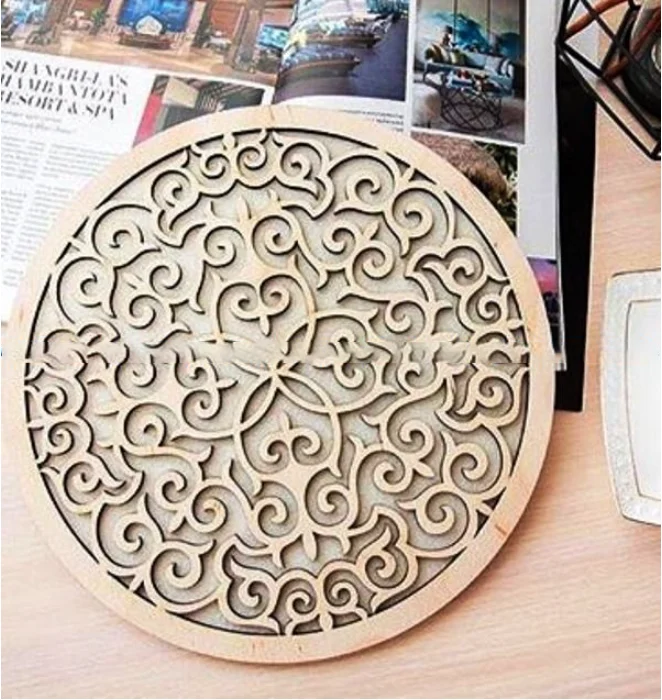 20 PCS Multilayer Combined Mandala Decorative Drawing CDR DXF Format Laser Cutting Files Not Physical Item Virtual Product wood work bench