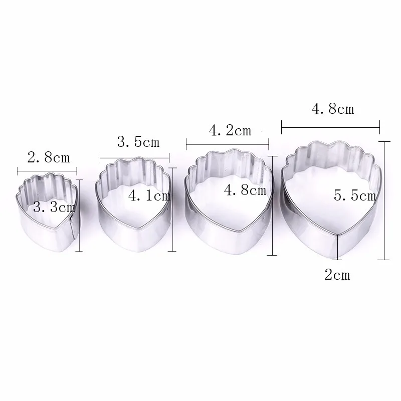 Delidge 4-6 шт/набор 3D красивый цветок торт плесень пион из нержавеющей стали цветок каплевидный печенье помадка торт украшение