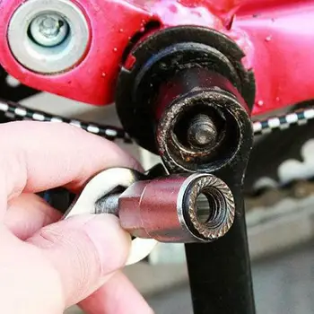 

Bicycle Repair Tools Tool Set Tool Combination Cycling Maintenance Tool Silver Center Axle Pull Code Repair Pedal Remover