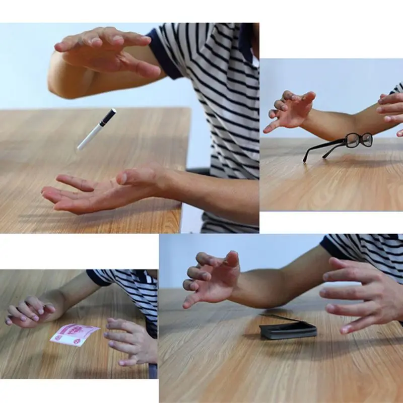 

1Pcs Funny Elastic Stretch Invisible Hidden Coil Thread Loops Haunted Magic Trick Float Children Magic Performing Props Tools