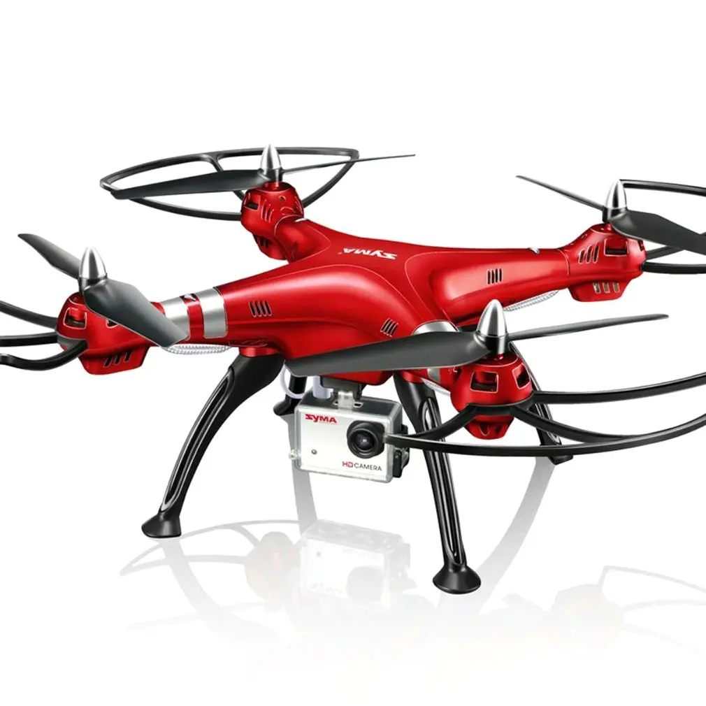 Профессиональный Дрон Syma X8HG 2,4G 4ch 6 Axis с 8MP широкоугольной Hd камерой RC Квадрокоптер RTF режим удержания высоты RC вертолет