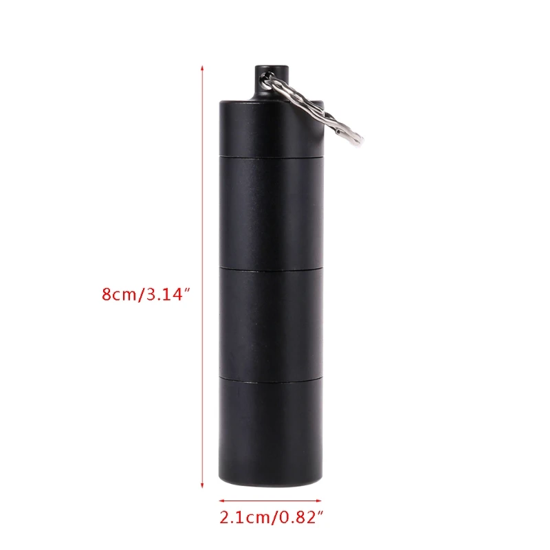 Герметичная коробка для таблеток для выживания в путешествии, водонепроницаемая бутылка для лекарств, контейнер для ключей