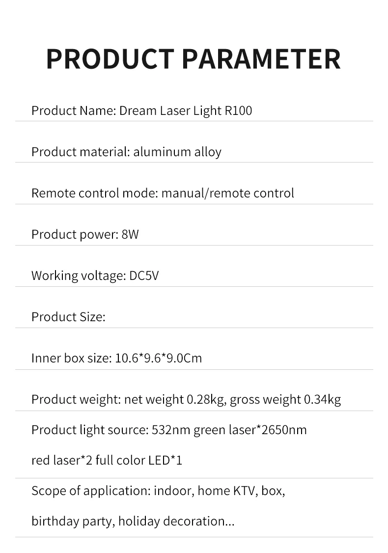 Effets de scène,projecteur Laser à commande vocale,lumière de scène à effet stroboscopique rvb
