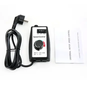 

Universal Motor Speed Control Variable Voltage Router Fan Speed Control Controller 120V AC 15 Amps with 6ft Cable