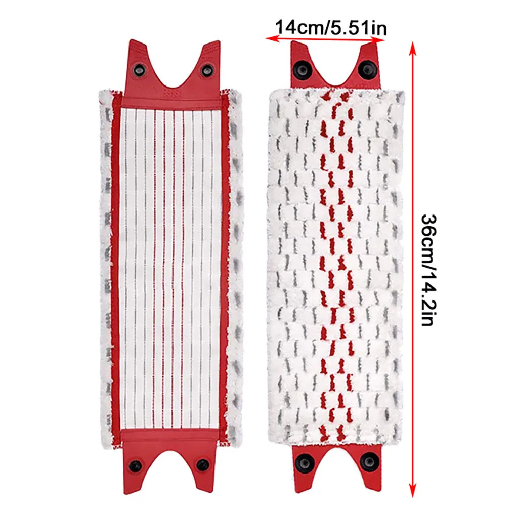 Microfibre Floor Mop Pads Replacement for Vileda UltraMax Mop Refill Replacement Set Floor Washable Replace Spray Flat Mop Cloth