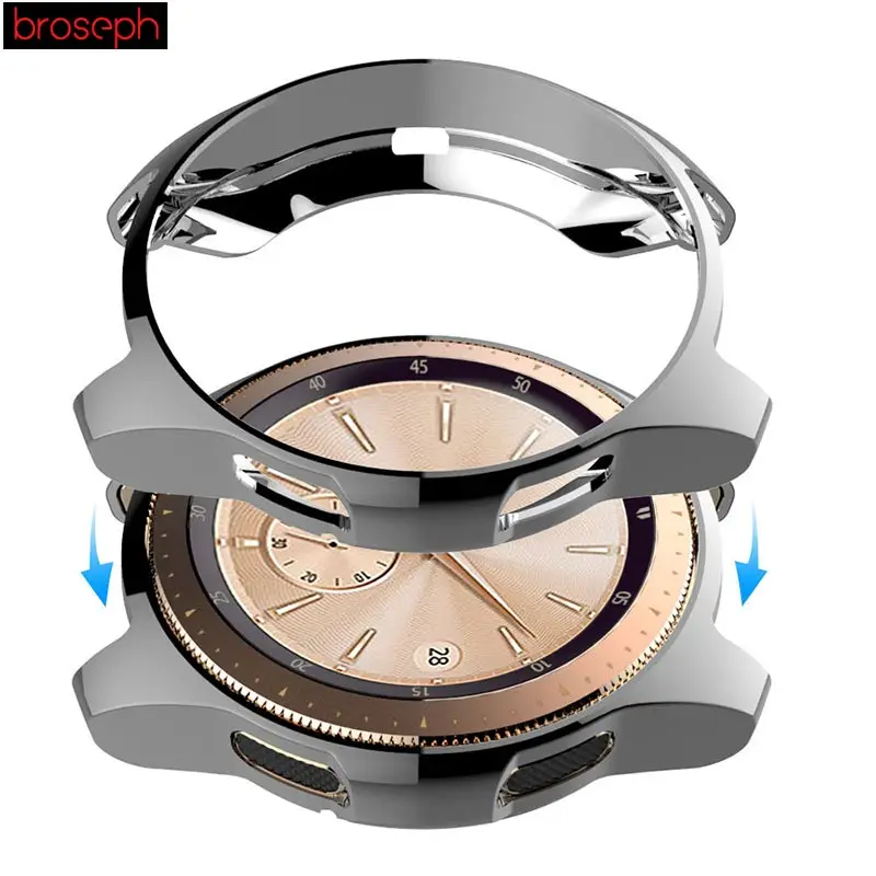 Защитный чехол для samsung galaxy watch gear S4 42 мм, тонкий чехол из ТПУ с покрытием, чехол для samsung, аксессуары для умных часов
