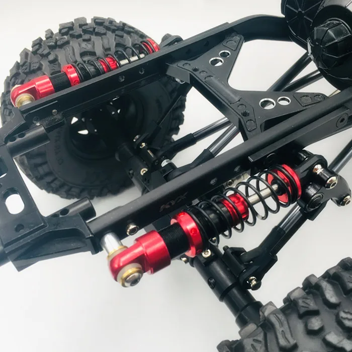 Najtaniej KYX wyścigi metalowy amortyzator zestaw Upgrade części dla gąsienica RC samochód Axial SCX10 II 90046 Traxxas TRX 4 TRX4