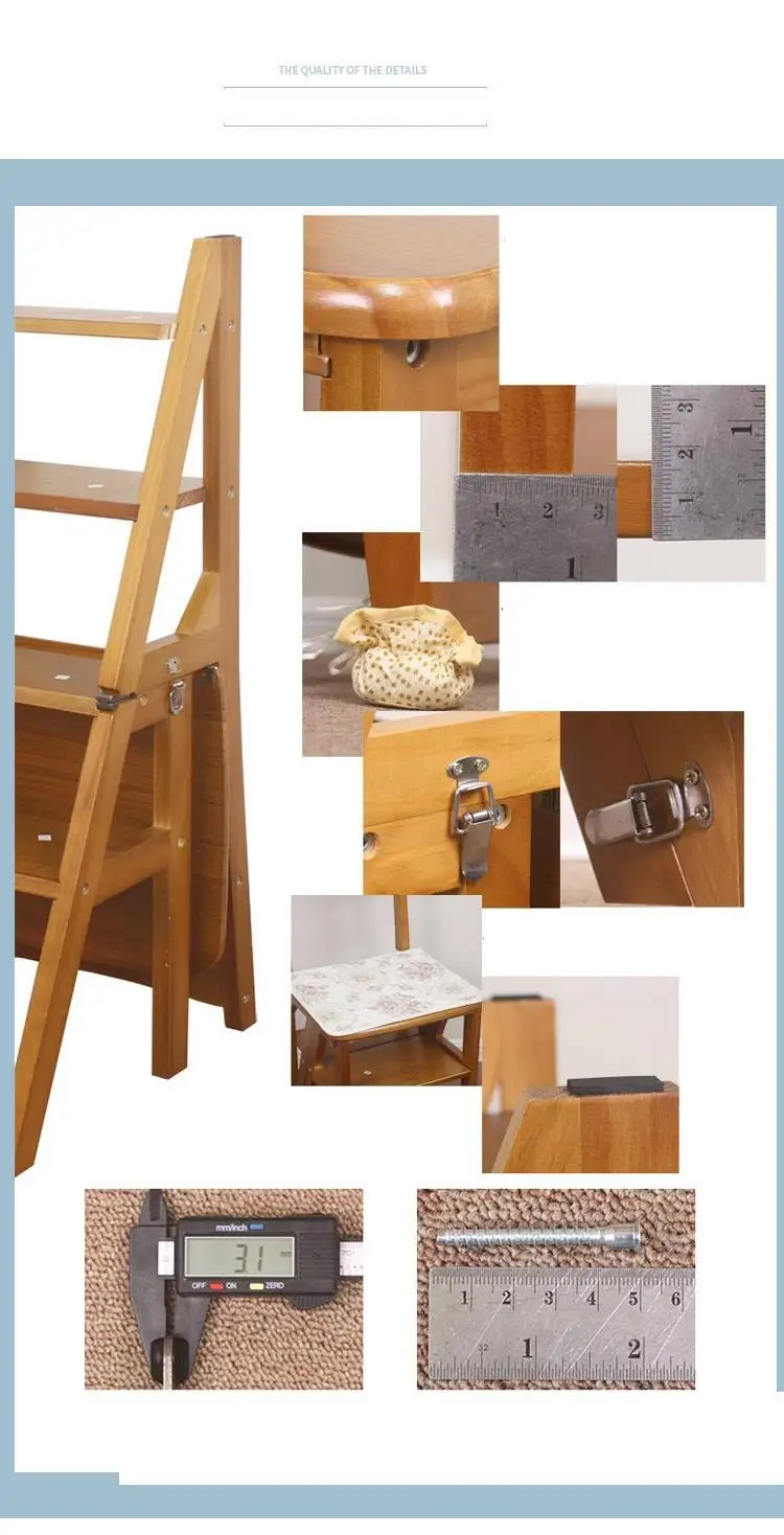 Плиант Tangga Lipat tabrette De Cocina Escalera складной шаг Escalon Plegable дерево Merdiven Escaleta Escabeau Лестница Стул