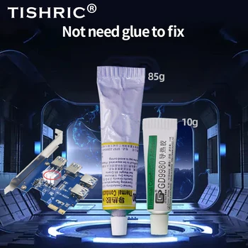 

GD 460 GD900 Thermal Paste Grease Conductive Heatsink Plaster Thermal Pad Silicone Slver Gray for Processor/CPU/GPU Fan Cooler
