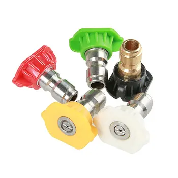 

1 Set 5-color M22 Thread Pressure Water Washer Nozzles for 3000 PSI High Pressure Washer Gun Water Jet Car Wash Gun
