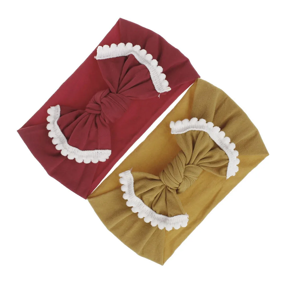 new baby headband Infant hair accessories Baby Toddler Infant Bowknot Headband Stretch Headwear Gift Toddlers headwrap