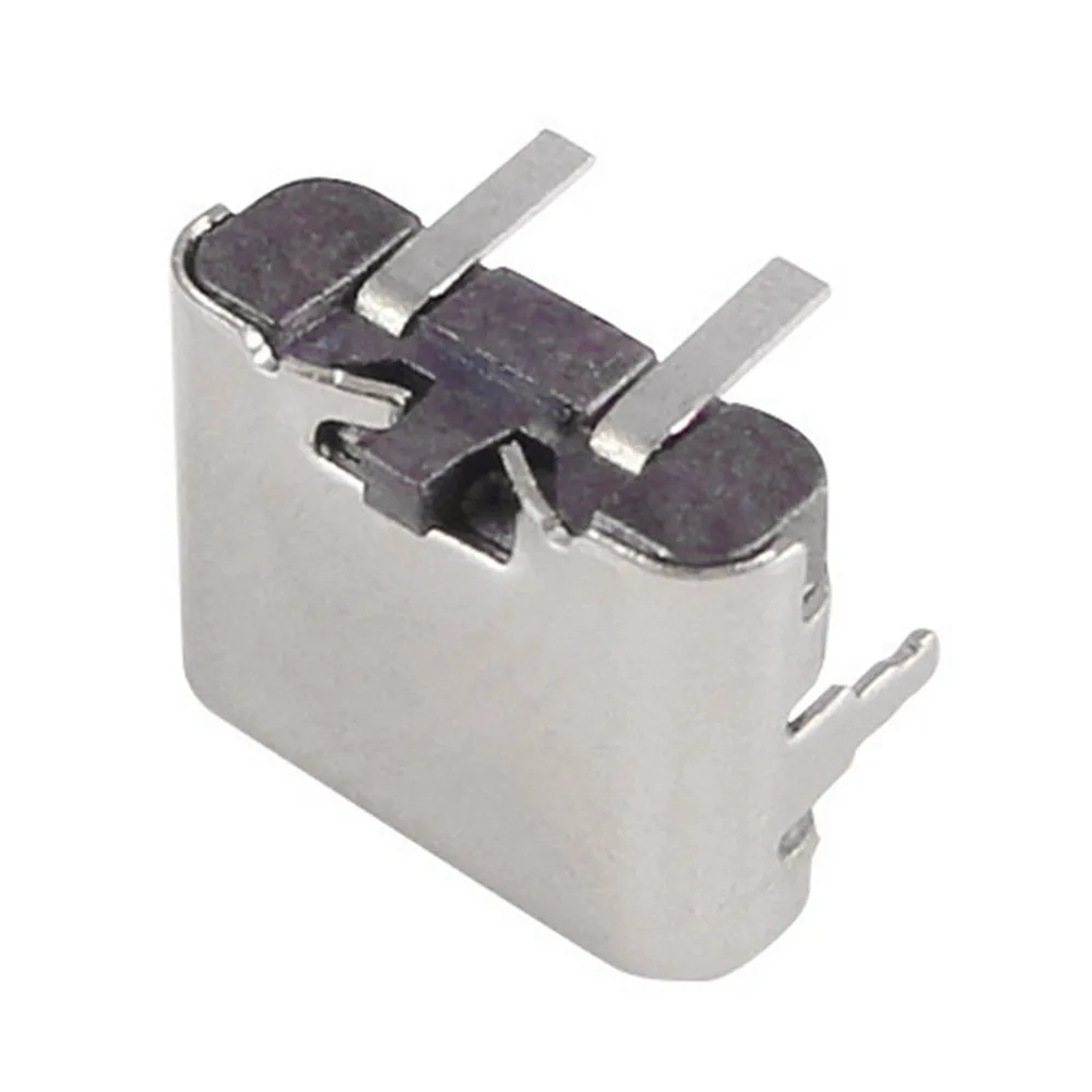 2 Pin USB Type C Connector Socket USB 3.1 Type-C Female Power Jack Dock For Mobile Phone Charging Port