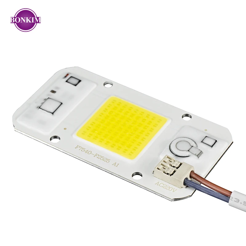 Светодиодный чип COB расти светодиодный светильник 110V 220V 20 Вт 30 50 холодный и теплый