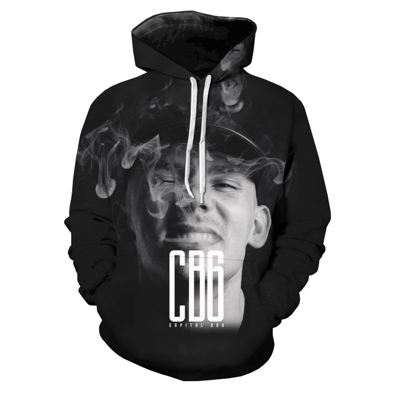 

Rapper CB6 Printed Hoodies Men/woman 3d Hoodies Brand Sweatshirts Boy Capital Bra Pullover Tracksuits Animal Streetwear Oversize