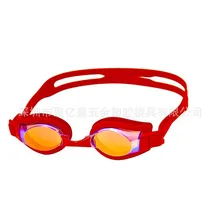 Водонепроницаемые противотуманные очки для плавания с гальваническим покрытием из поликарбоната, удобные плавательные очки из силикагеля, очки для плавания для взрослых