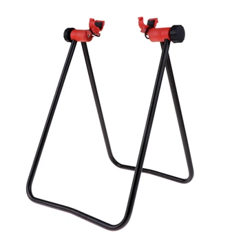 

Bike Folding Display Repair Stand T Floor Storage Rack Bicycle Tool