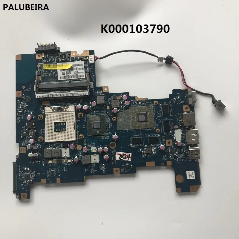 PALUBEIRA материнская плата для ноутбука TOSHIBA L670 L675 K000103790 LA-6042P HD500 HM55 DDR3 с графикой card100