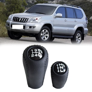 

2Pcs Car Transmission+Transfer Gear Shift Knob for Toyota Prado LC120 Land Cruiser Prado 2003-2009