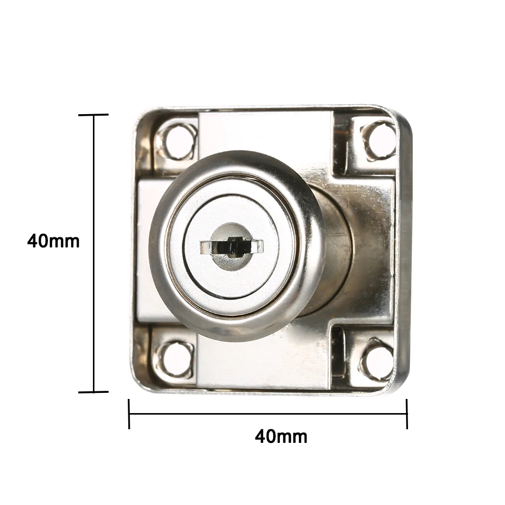 Удобный замок ящика одноместные качели замок для офисного шкафа дверной замок дисплей шкаф замок с 2 раздельными клавишами