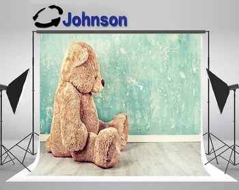 

Discount Teddy Bear Gradient Solid Wall Baby Newborn photography studio background Computer print party photo backdrop