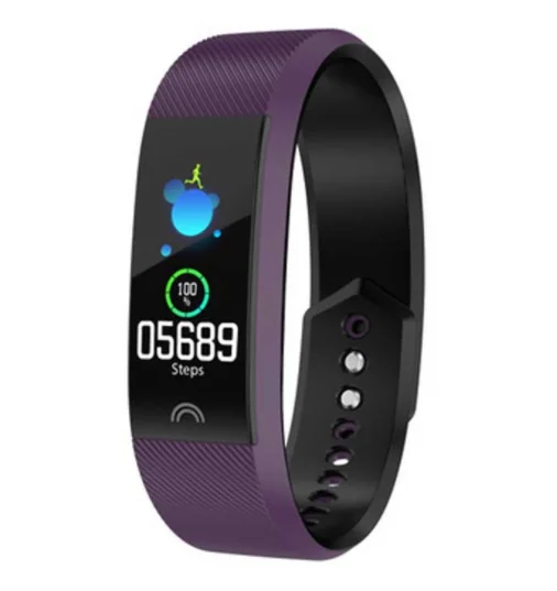 Smart Wristband fitness Blood Pressure Heart Rate MonitorColor screen smart bracelet heart rate blood pressure monitoring waterp