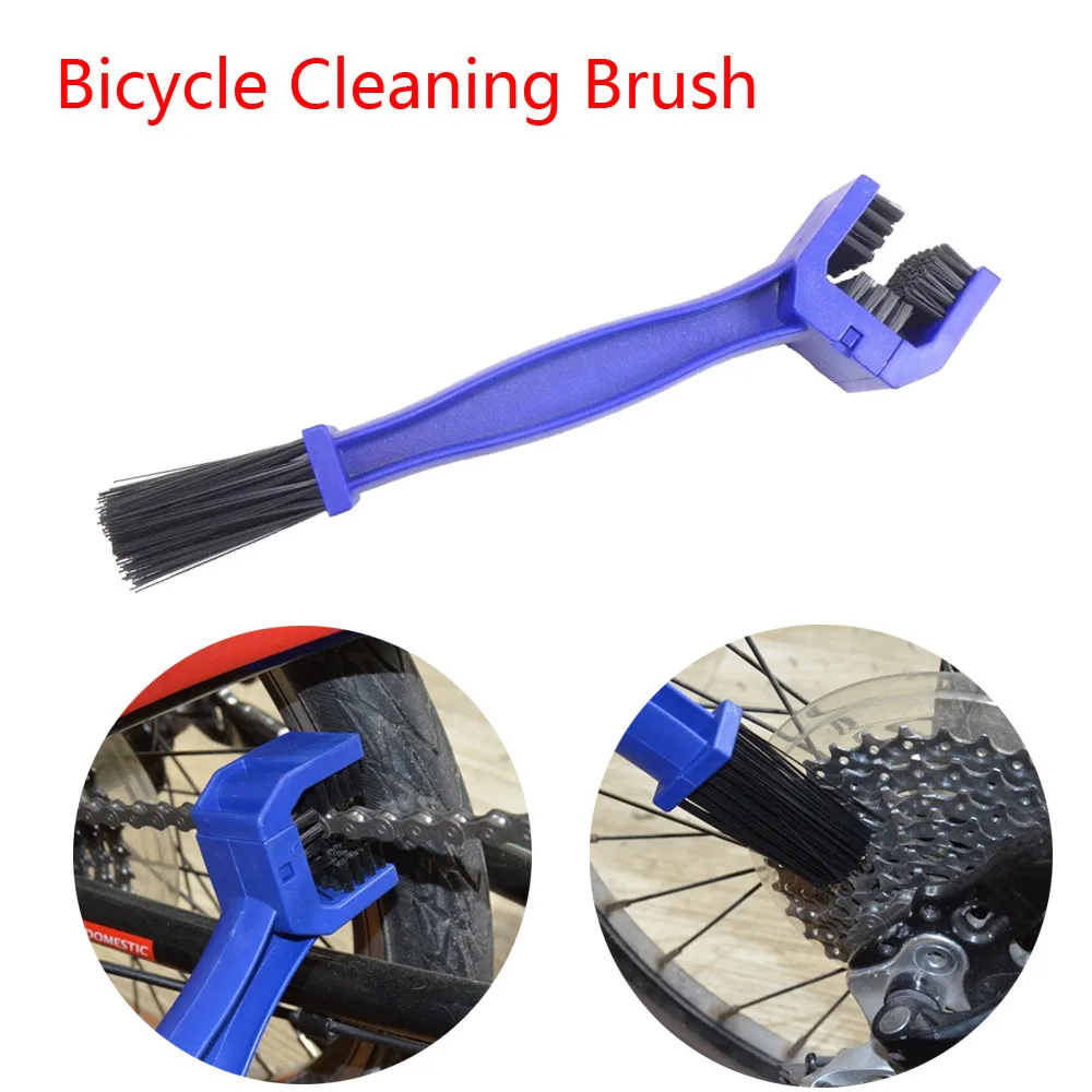 High quality Bicycle Chain Clean Brush Grunge Brush Cleaner Outdoor Cleaner Scrubber Tool Bike accessories Luz de bicicleta New