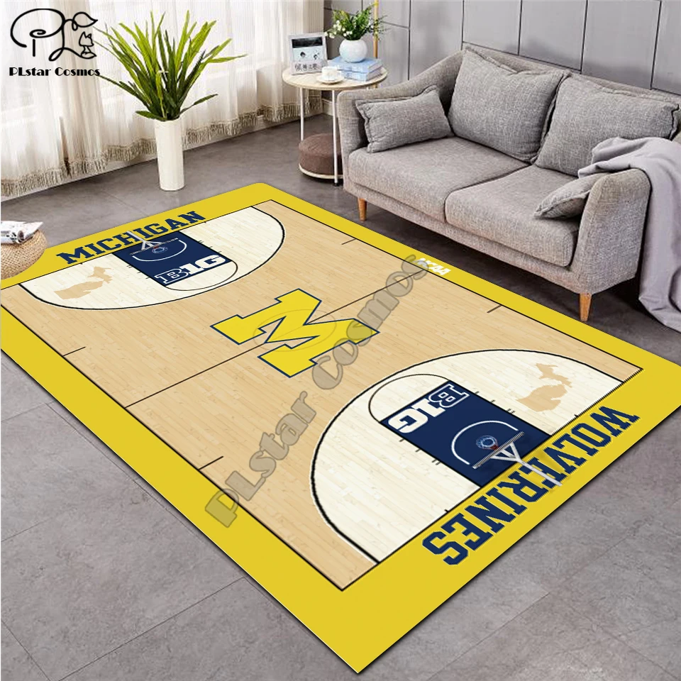 

basketball carpet Anti-Skid Area Floor Mat 3D Rug Non-slip Mat Dining Room Living Room Soft Bedroom Mat Carpet style-04