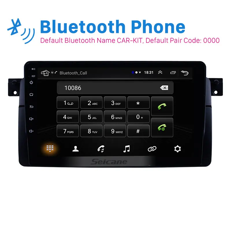 Seicane 9 &quotавтомобильное радио GPS Android 1 для 1998 2006 BMW M3/3 серии E46/2001 2004 мг головное