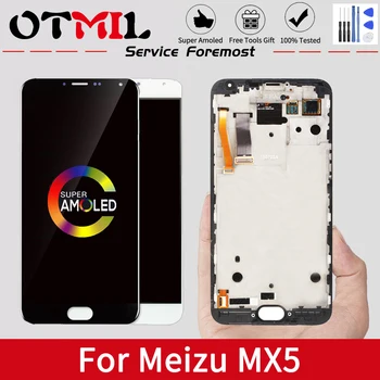 

OTMIL 5.5" Screen For MEIZU MX5 M575M M575U M575H LCD Display Touch Screen with Frame Digitizer Assembly For MEIZU MX5 Display