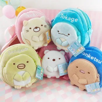 

IVYYE Sumikko Gurashi Fashion Anime Plush Shoulder Bags Soft Cartoon Tote Casual Handbag Fluffy Dolls Phone Bag Lady Girls New