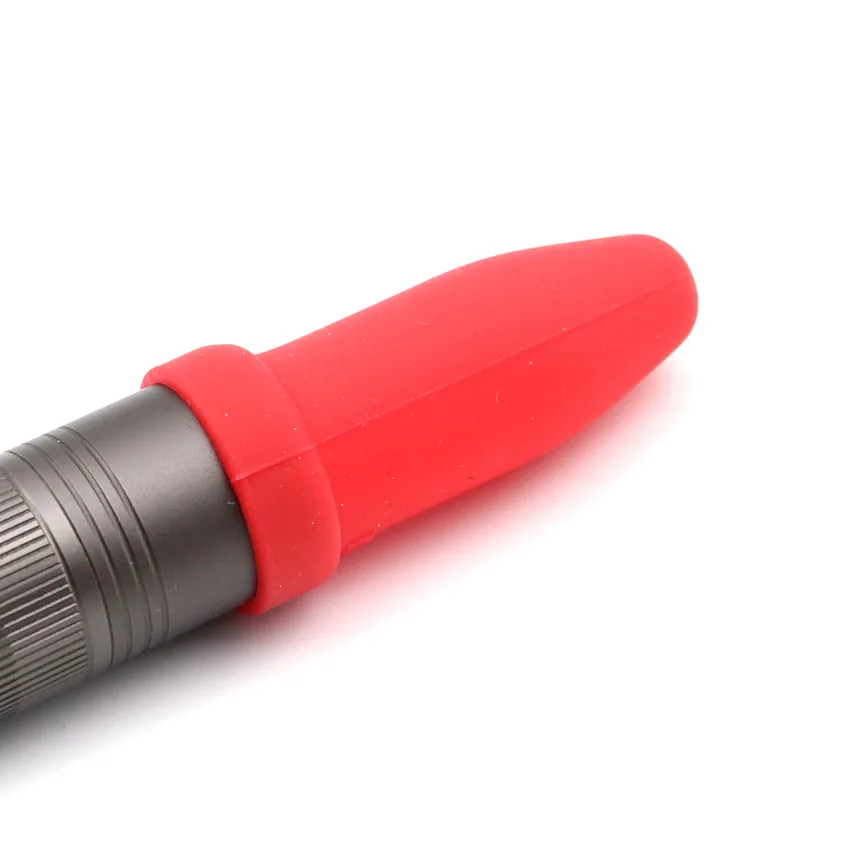 Elastic Silicone Flashlight Diffuser Red White For Diameter 20mm To 25mm AA 18650 S2 S2+ S3 S4 S5 S6 S7 S8 Torch