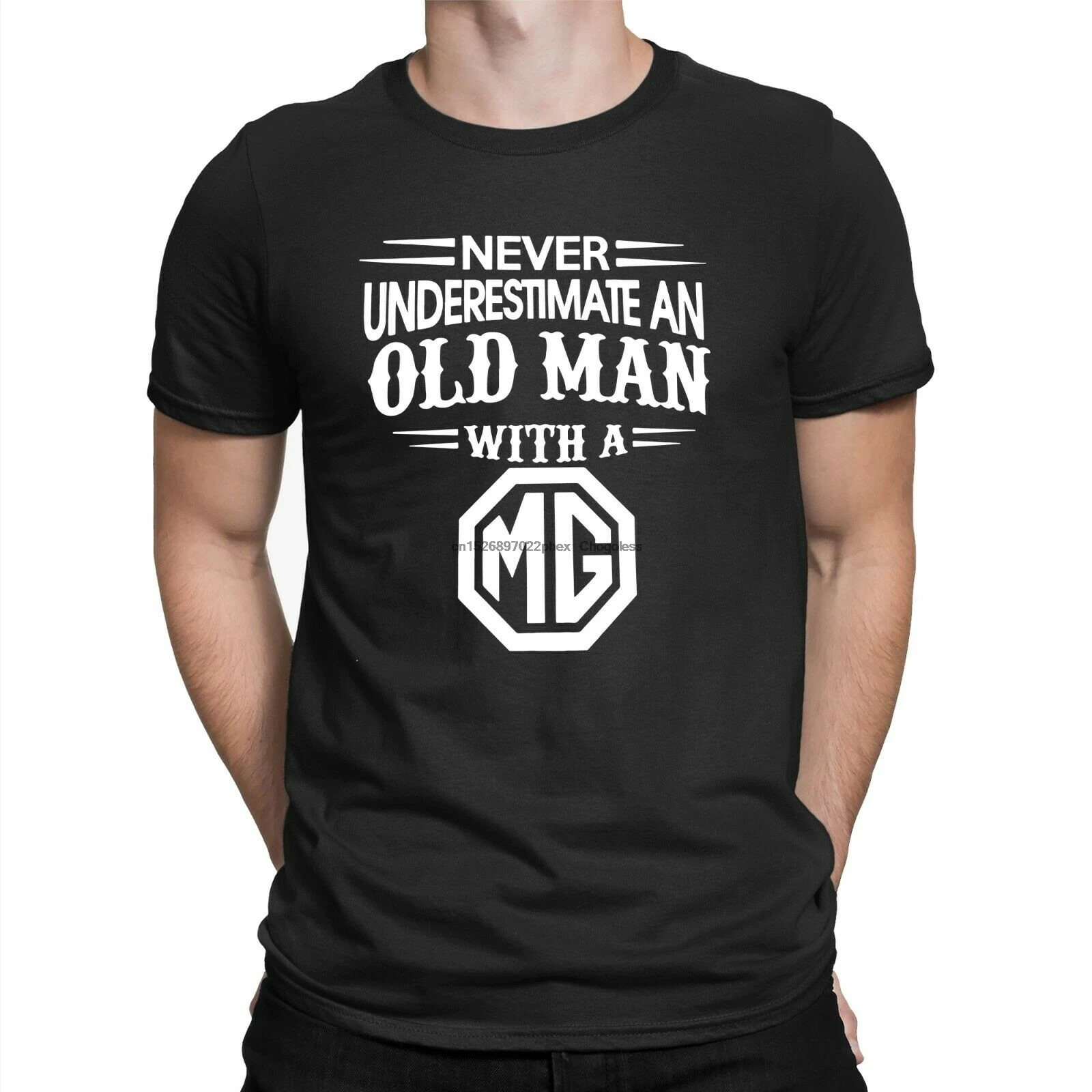MG Old Man T shirt Funny Classic British Car Gift Dad Fathers Birthday Tee  Top|T-Shirts| - AliExpress