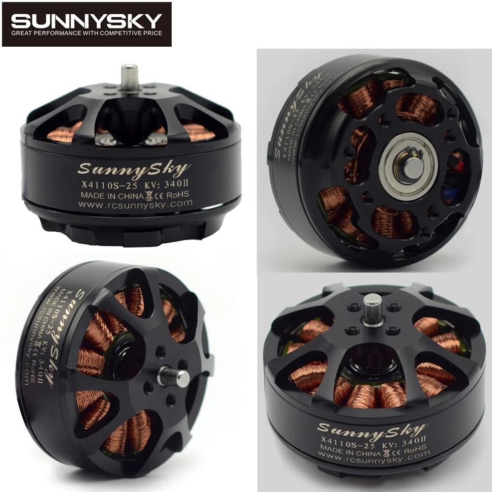

1pcs Original Sunnysky X4110S 340KV 400KV 460KV 580KV 680KV 4S-6S Brushless Motor for Multicopter Quadcopter RC Airplane