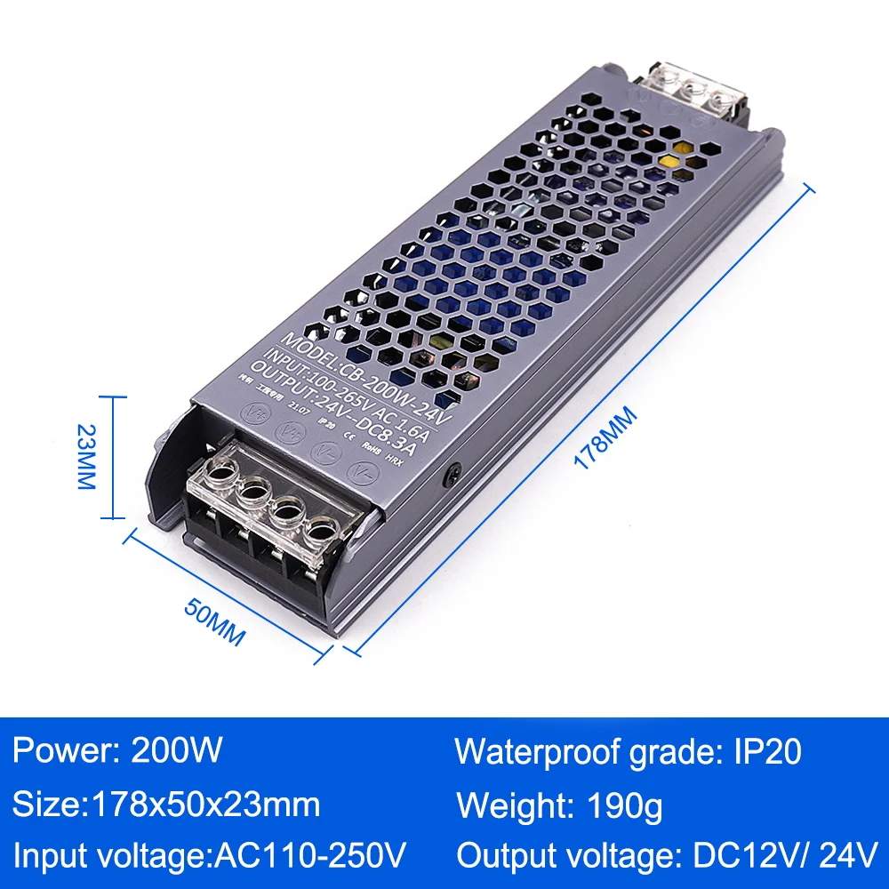 200W