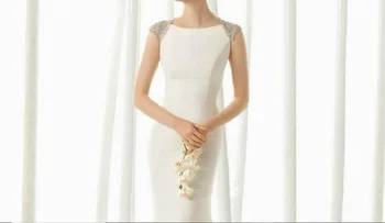 

2pcs Rhinestone Crystal Beaded Iron on Bridal Applique for Wedding Sash Belt , Gown Straps Shoulder