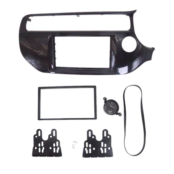 

Double Din Seicane UV Black Dash Panel Radio Frame Car DVD Stereo Fascia for KIA K3/ RIO 2015 Right 178X102mm