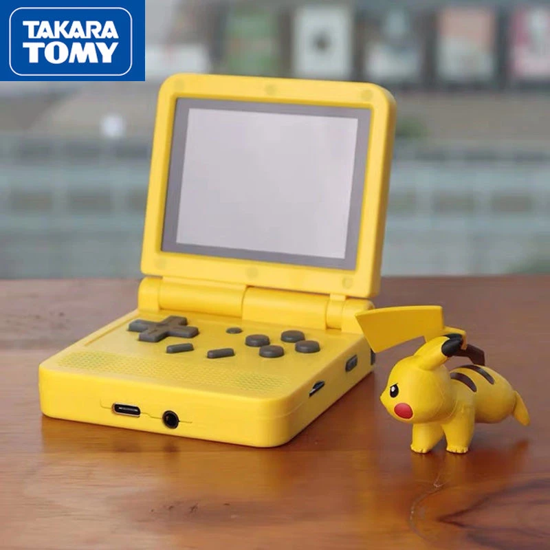 Takara Tomy Pokemon Retro Game Console Open Source Flip Handheld Handheld Handheld Arcade Portable Folding Ips Screen Pokemon Diecasts Toy Vehicles Aliexpress
