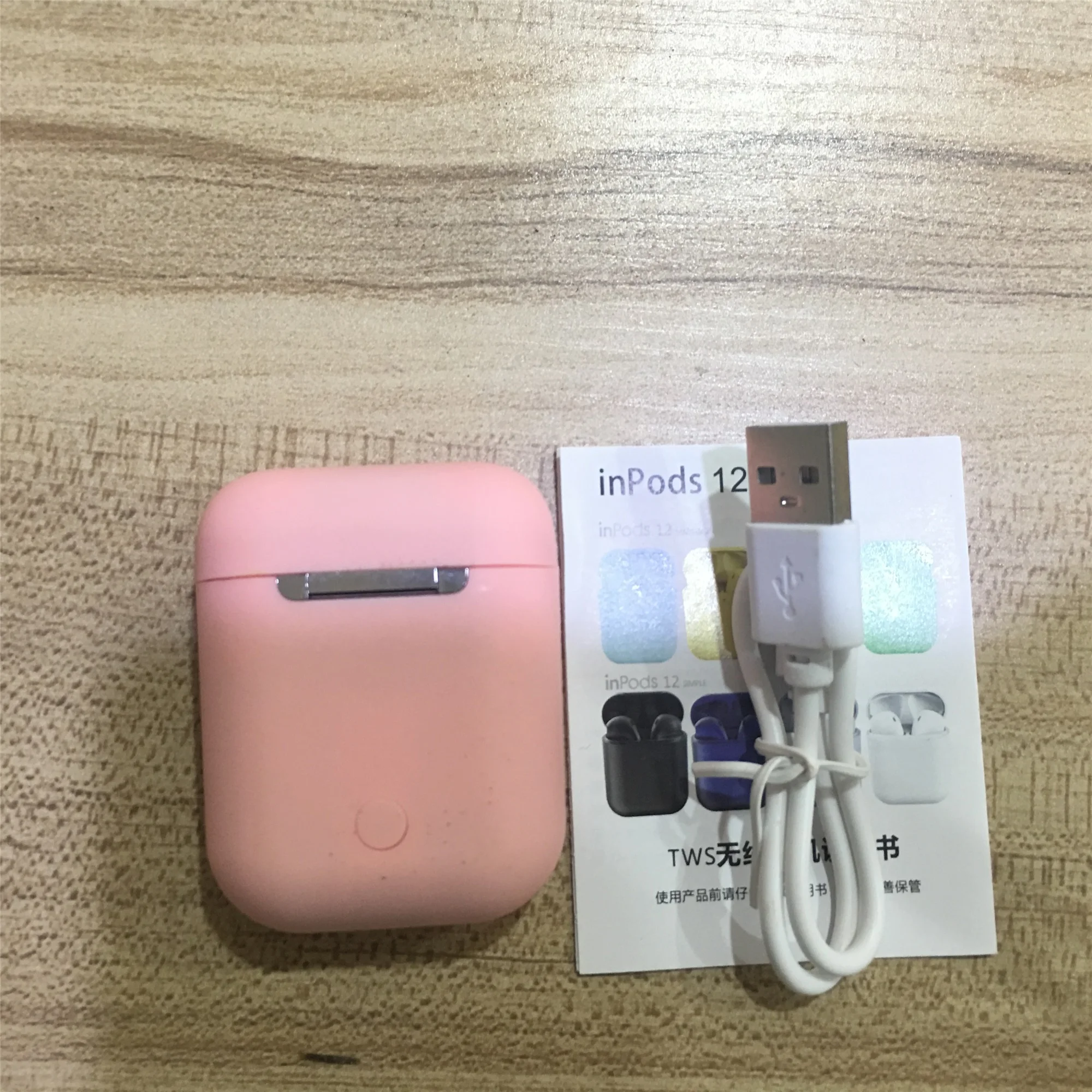 I12 tws беспроводные наушники Bluetooth наушники 3D объемный звук гарнитура спортивные музыкальные наушники для Iphone Xiaomi huawei samsung - Цвет: pink