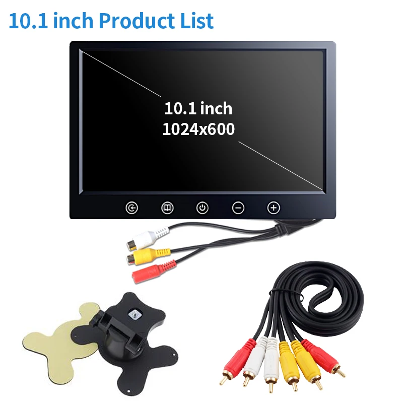 10 1 дюймовый AV TFT LCD Автомобильный монитор портативный задний вид резервная камера