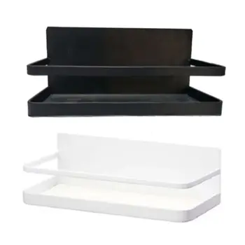 

Kitchen Refrigerator Storage Rack Magnetic Absorption Bathroom Shelf Organizer Shelf Kitchen Wall Hang strong bearing strength