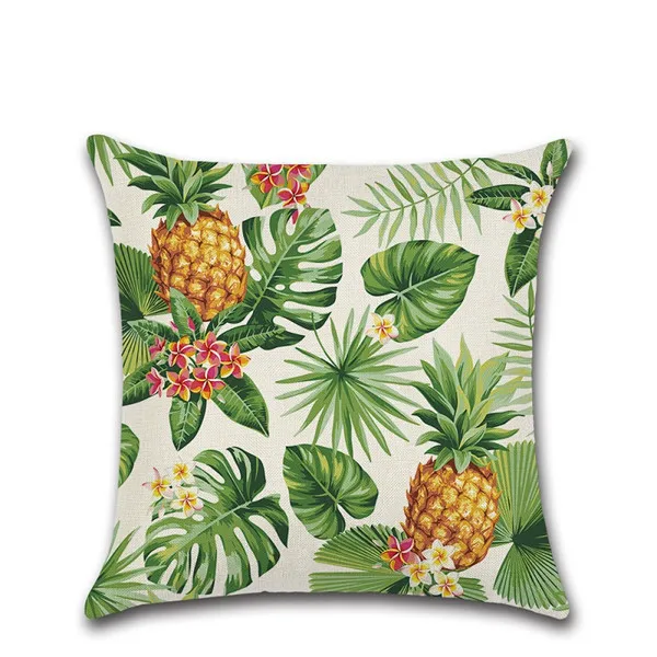 Coussin Decoratif тропические растения КУСОЧКИ АНАНАСА наволочки дома де coussin Декоративные диванные подушки автомобиля - Цвет: 04