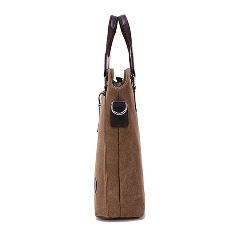 Universal Laptop Bag Men Canvas Briefcase Office Travel Messenger Shoulder Bag Portable Notebook Handbag Large-capacity Pouch (24)