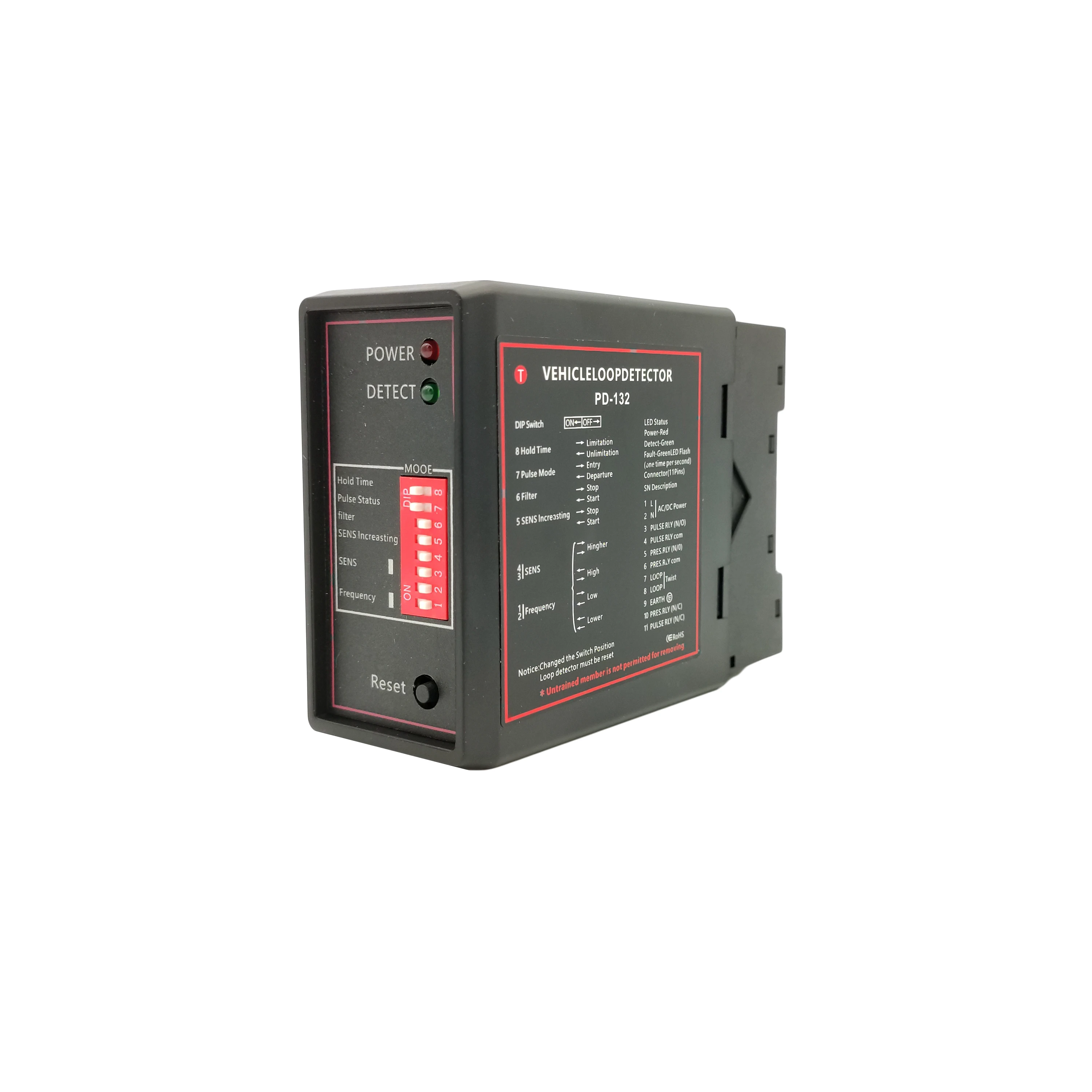 KinJoin 스마트 자동 배리어 오프너, 차량 루프 감지기 시스템, 220V