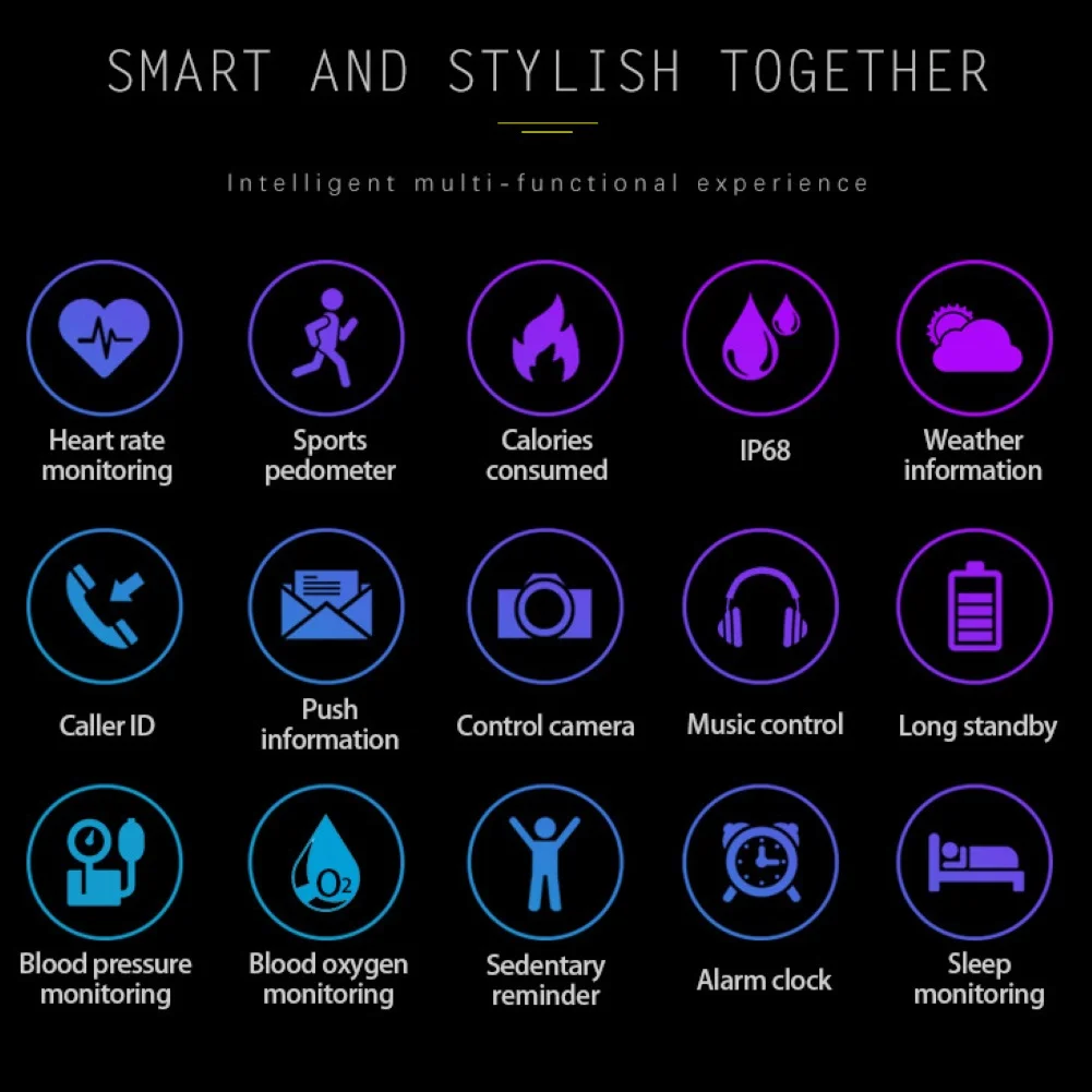 Fitness Bracelet Q8 Pro Smart Watch Waterproof Smart Bracelet Heart Rate Monitor Health Tracker Bracelet Exercise