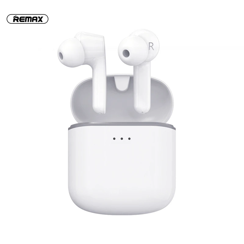 Remax TWS-7 Bluetooth наушники стерео Беспроводная гарнитура Smart Touch управление с микрофоном наушники для iPhone Redmi Airdots