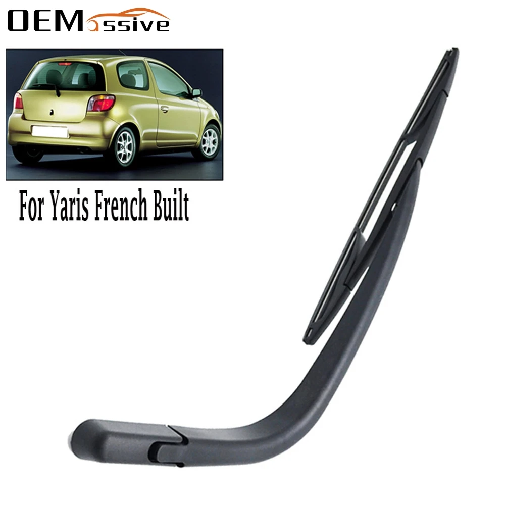 Replacement Car Rear Windshield Wiper Arm and Blade for Toyota Yaris 1995-2005 Replacement Car Rear Windshield Wiper Arm and Blade for Toyota Yaris 1995-2005