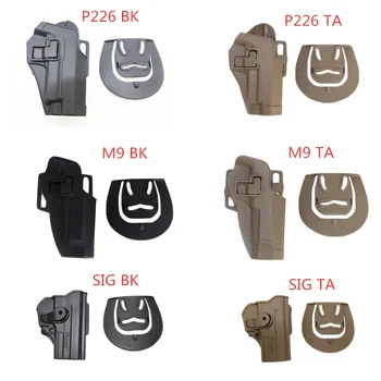

Tactical Gun hoster for SIG Sauer P220 228 229 P226 Beretta M9 M92 Pistol Holster Outdoor Military Right Hand Paddle for Hunting