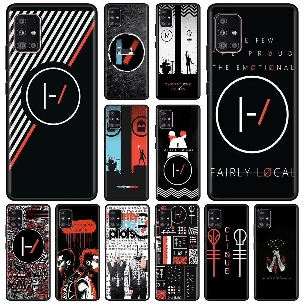 Case For Samsung Galaxy A22 A51 A12 A21s A71 A31 A52 A02s A11 A72 A41 A42 A01 A21 Soft Caso Twenty One Pilots 21 | Мобильные