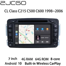 

Car Multimedia Player Stereo GPS DVD Radio Navigation Android Screen for Mercedes-Benz CL Class C215 C500 C600 1998~2006