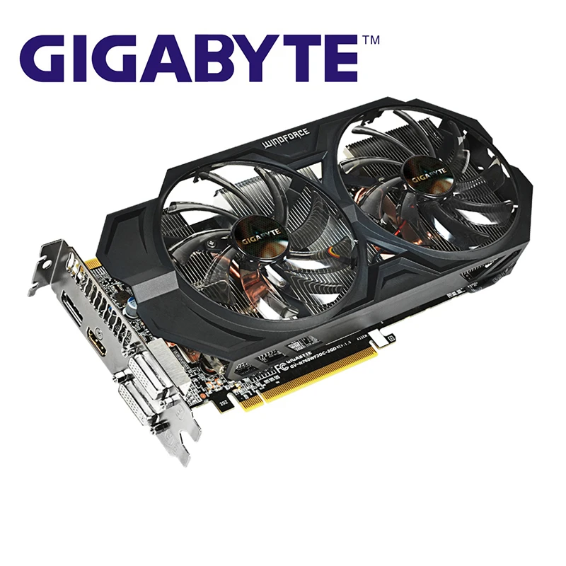 Gigabyte Gtx 760 2gb Gpu Video Cards 256bit Gddr5 Gtx 760 Map Graphics Card For Nvidia Geforce Pci E X16 Hdmi Dvi Cards Used Graphics Cards Aliexpress